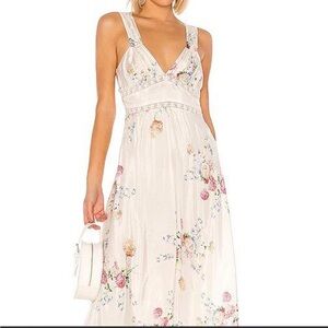 NWOT Loveshackfancy silk sabina dress